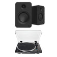 Audio-Technica LP70XBT Bluetooth Turntable + Kanto REN 200W Active Bookshelf Speakers Turntable Bundles Kanto / Audio-Technica Black Black 