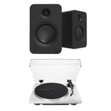 Audio-Technica LP70XBT Bluetooth Turntable + Kanto REN 200W Active Bookshelf Speakers Turntable Bundles Kanto / Audio-Technica Black White 