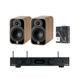 Audiolab 6000A Play Amplifier + Q Acoustics 5010 Bookshelf 4" Speaker Bundle - K&B Audio