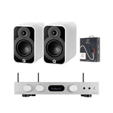 Audiolab 6000A Play Amplifier + Q Acoustics 5010 Bookshelf 4" Speaker Bundle - K&B Audio