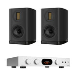 Audiolab 7000A Integrated Amplifier + Wharfedale EVO 5.1 Bookshelf Speakers (Pair) - K&B Audio