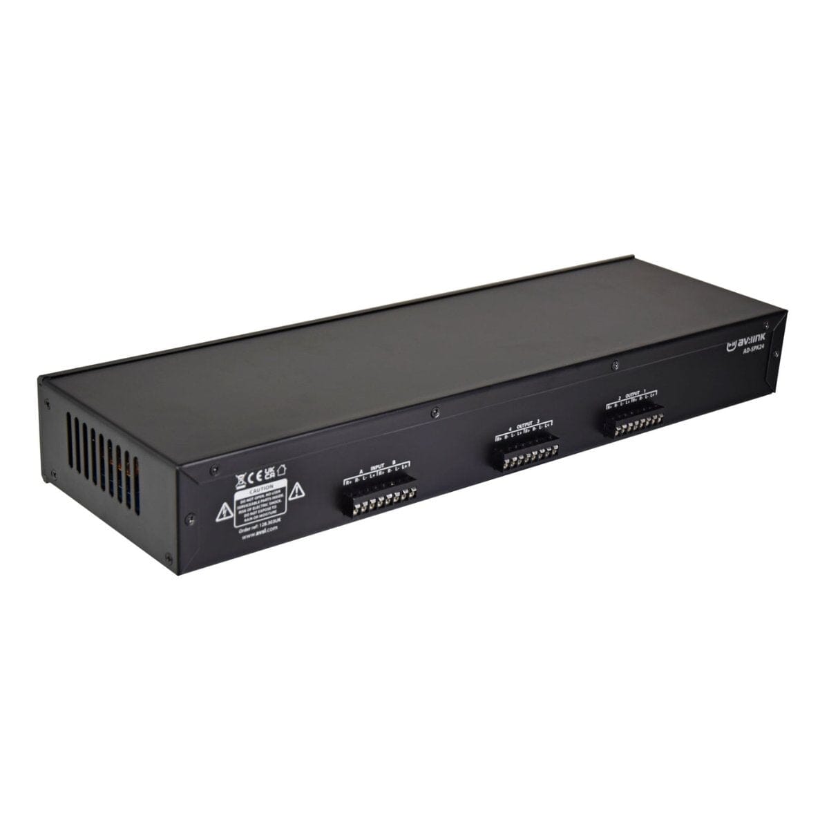 AV Link 2 x 4 Speaker Switch Matrix with Volume Control - K&B Audio