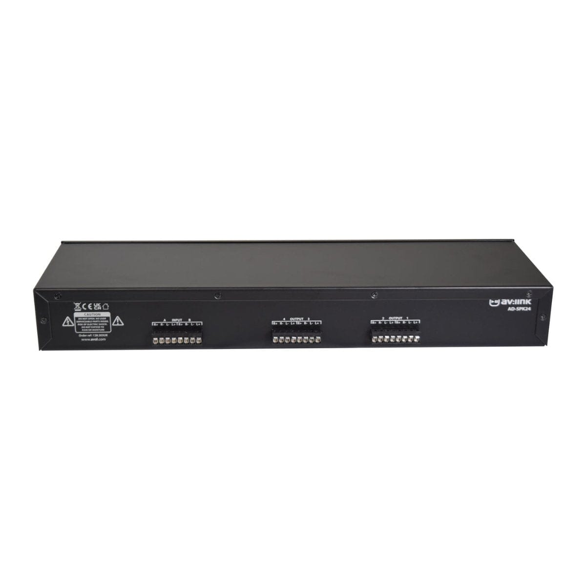 AV Link 2 x 4 Speaker Switch Matrix with Volume Control - K&B Audio