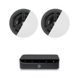 Bluesound Powernode Edge + Monitor Audio C165 6.5" Ceiling Speakers - K&B Audio