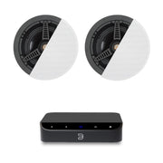 Bluesound Powernode Edge + Monitor Audio C180 8" Ceiling Speakers - K&B Audio