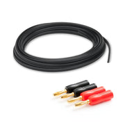 Flex Audio Ceiling Speaker Wiring Kit - 20M Speaker Cable + 4 x Banana Plugs - K&B Audio