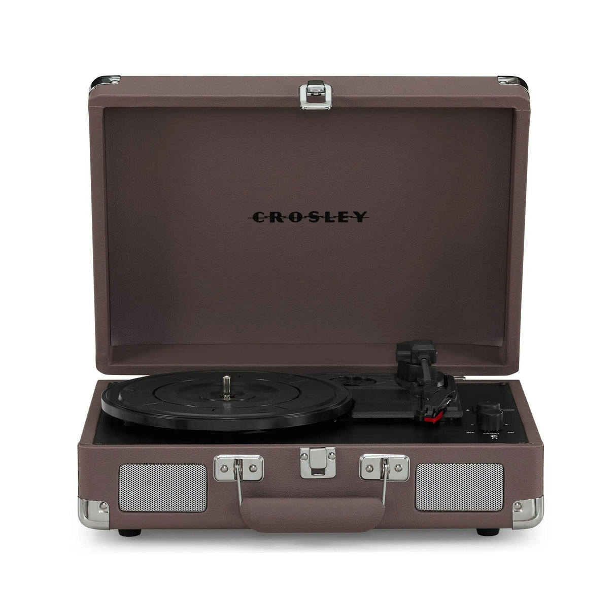 Crosley Cruiser Deluxe Plus Portable Record Player with Bluetooth - Purple Ash - K&B Audio