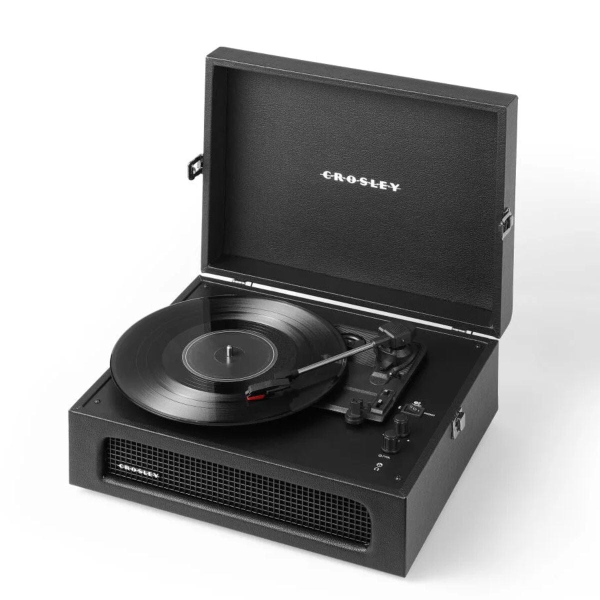 Crosley Voyager Portable Record Player with Bluetooth - Grey - K&B Audio