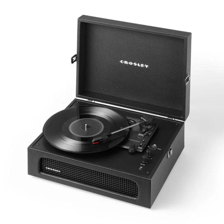 Crosley Voyager Portable Record Player with Bluetooth - Grey - K&B Audio