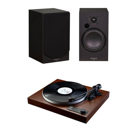 Dual CS 429 Automatic Turntable + Advance Paris AIR65 BT Active Bookshelf Speakers - K&B Audio