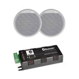 e-audio Bluetooth Amplifier + Apart CMAR5 5" Sauna Ceiling Speakers (Pair) - K&B Audio