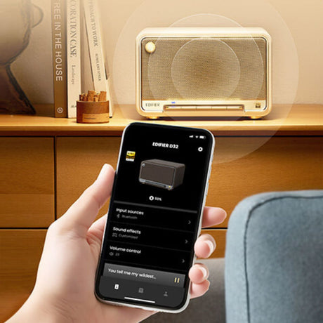Edifier D32 Wireless Speaker with Bluetooth & Wi-Fi - K&B Audio