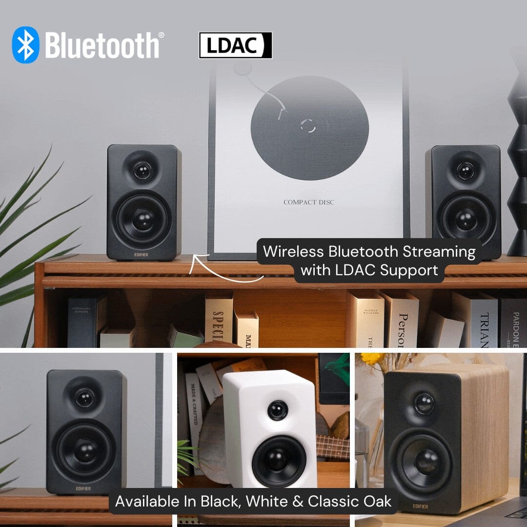 Edifier M60 Compact Desktop Speakers with Bluetooth - K&B Audio