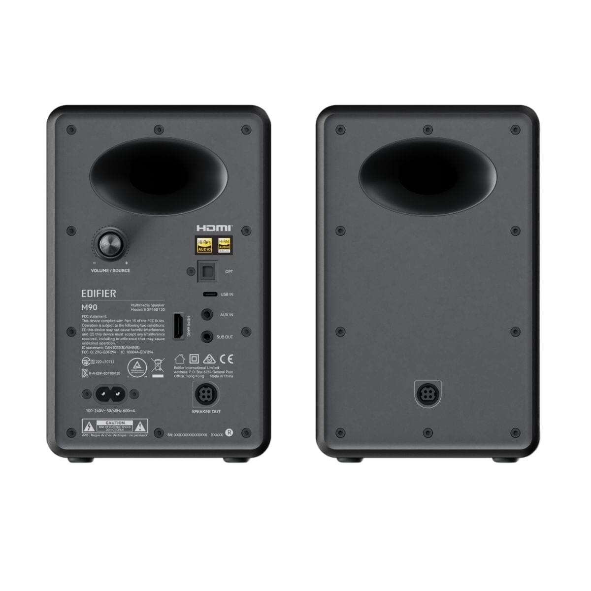 Edifier M90 Active Bookshelf Speakers with Bluetooth & HDMI - K&B Audio