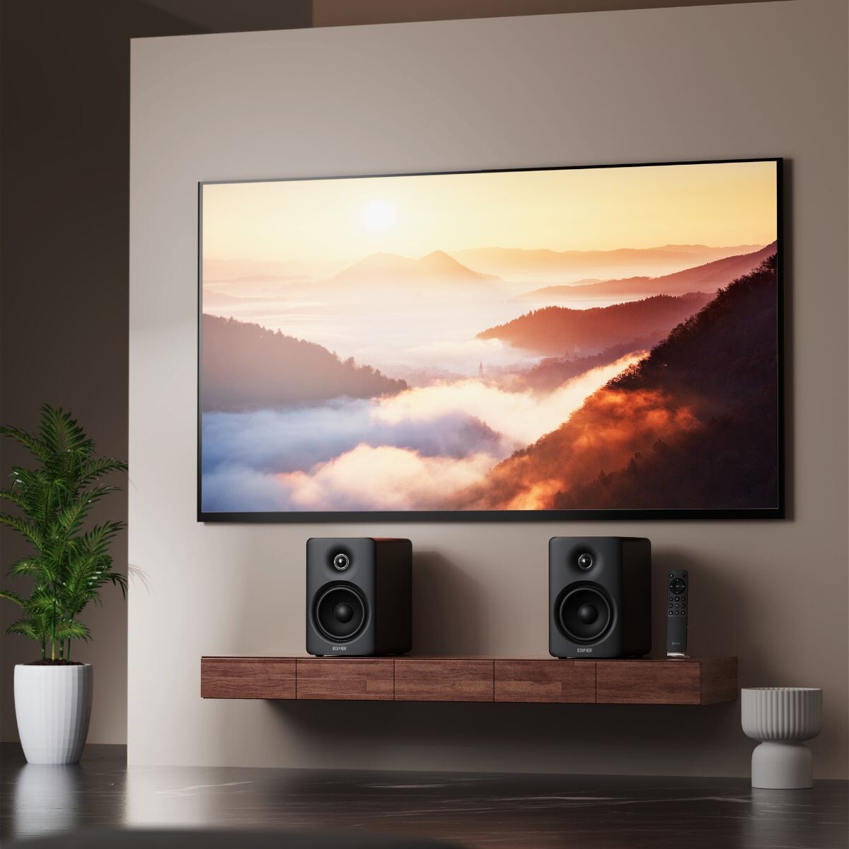 Edifier M90 Active Bookshelf Speakers with Bluetooth & HDMI - K&B Audio