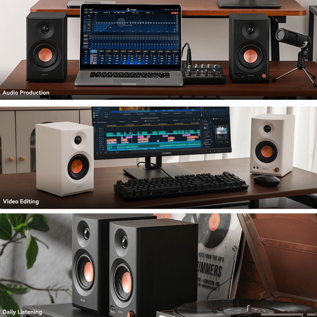 Edifier MR3 Active Studio Monitor / PC Speakers with Bluetooth - K&B Audio