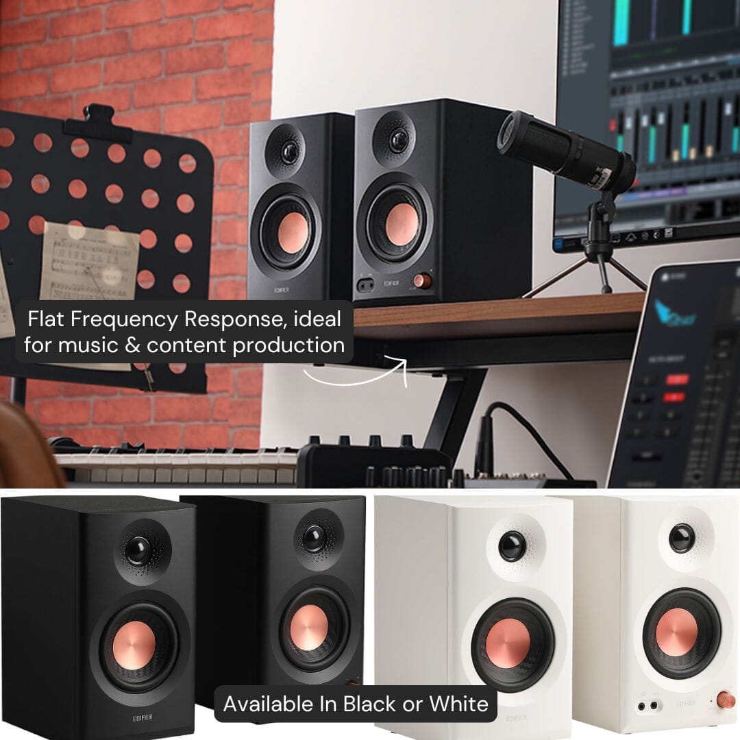 Edifier MR3 Active Studio Monitor / PC Speakers with Bluetooth - K&B Audio