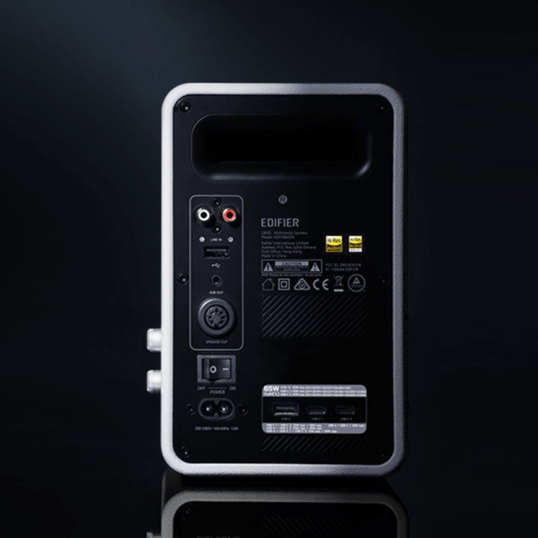 [OPEN BOX] Edifier QR65 Desktop Active Monitor Speakers with GaN Charger - K&B Audio