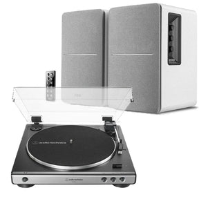 Audio-Technica LP60X Turntable + Edifier R1280DB Speakers - K&B Audio