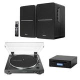 Edifier R1280DBs + Audio-Technica LP60XBT + Tangent CD III Turntable, Speakers & CD Player - K&B Audio