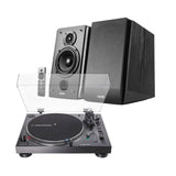 Audio-Technica LP120XBT-USB Turntable + Edifier R1855DB Active Bluetooth Speakers - K&B Audio
