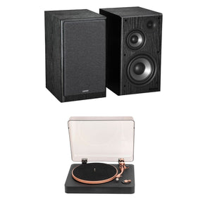 Edifier R2750DB MKII Powered Speakers + Mitchell Acoustics TT1 Bluetooth Turntable - K&B Audio