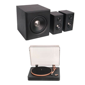 Edifier S355DB 2.1 Active Speaker System + Mitchell Acoustics TT1 Turntable - K&B Audio