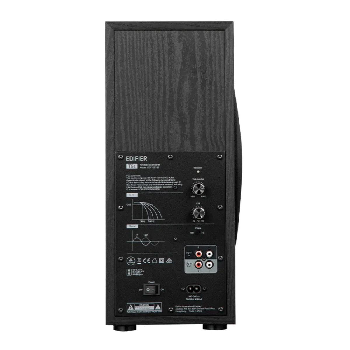 [OPEN BOX] Edifier T5s Slim 8" Subwoofer - Black - K&B Audio