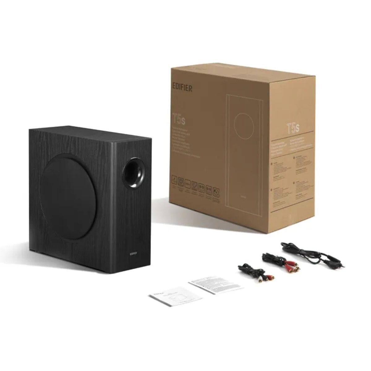 [OPEN BOX] Edifier T5s Slim 8" Subwoofer - Wood - K&B Audio