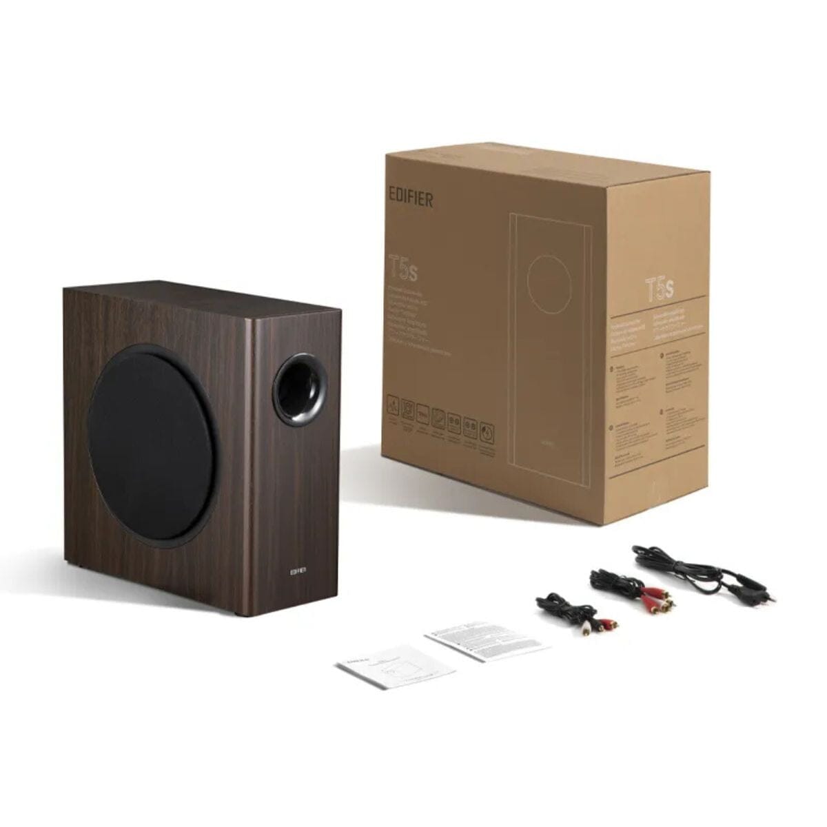 [OPEN BOX] Edifier T5s Slim 8" Subwoofer - Wood - K&B Audio