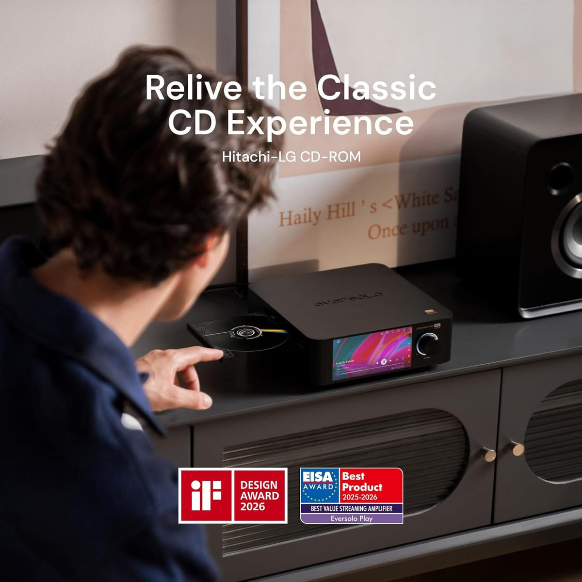 Eversolo Play CD Edition Streaming Amplifier - K&B Audio