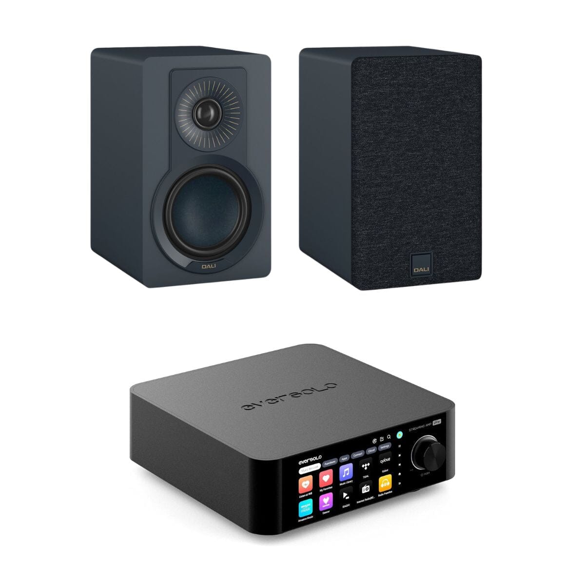 Eversolo Play + DALI Kupid Bookshelf Speakers (Pair) - K&B Audio