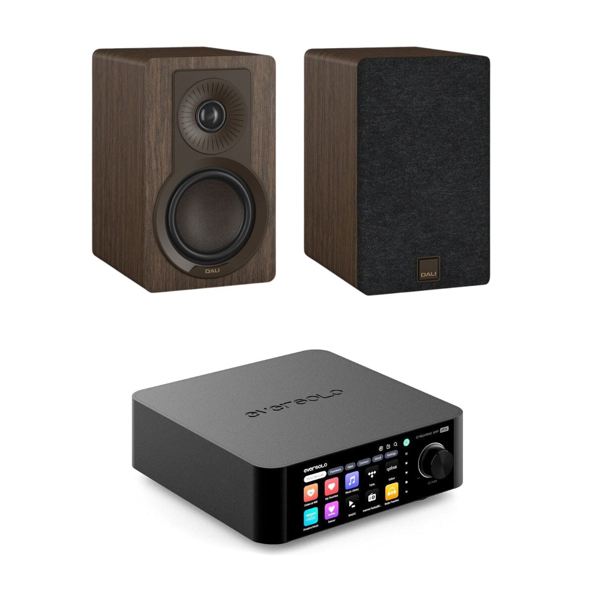 Eversolo Play + DALI Kupid Bookshelf Speakers (Pair) - K&B Audio