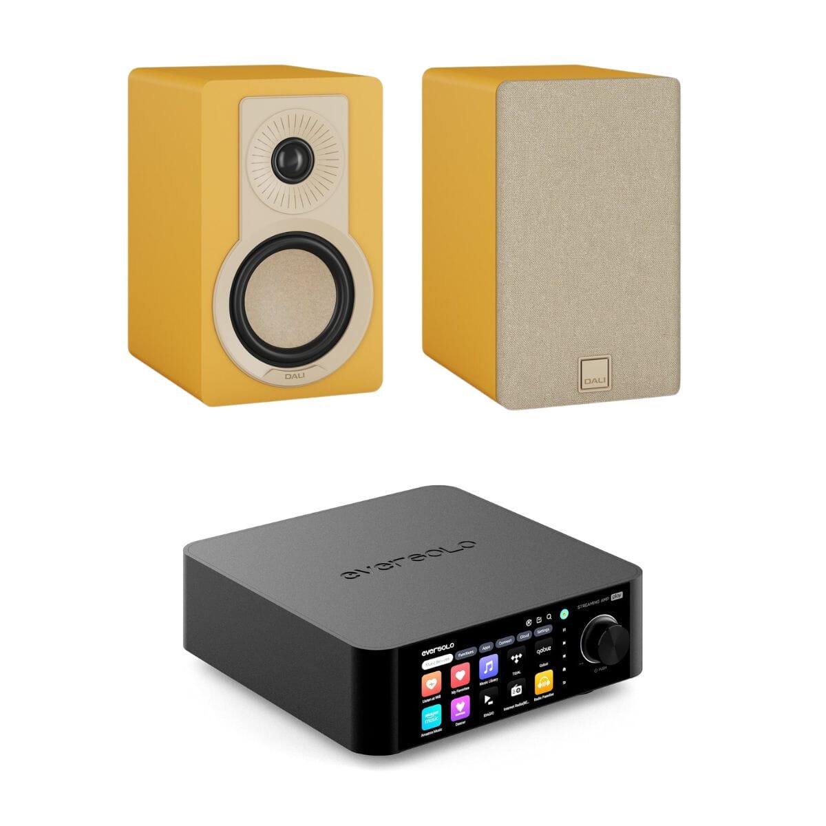 Eversolo Play + DALI Kupid Bookshelf Speakers (Pair) - K&B Audio