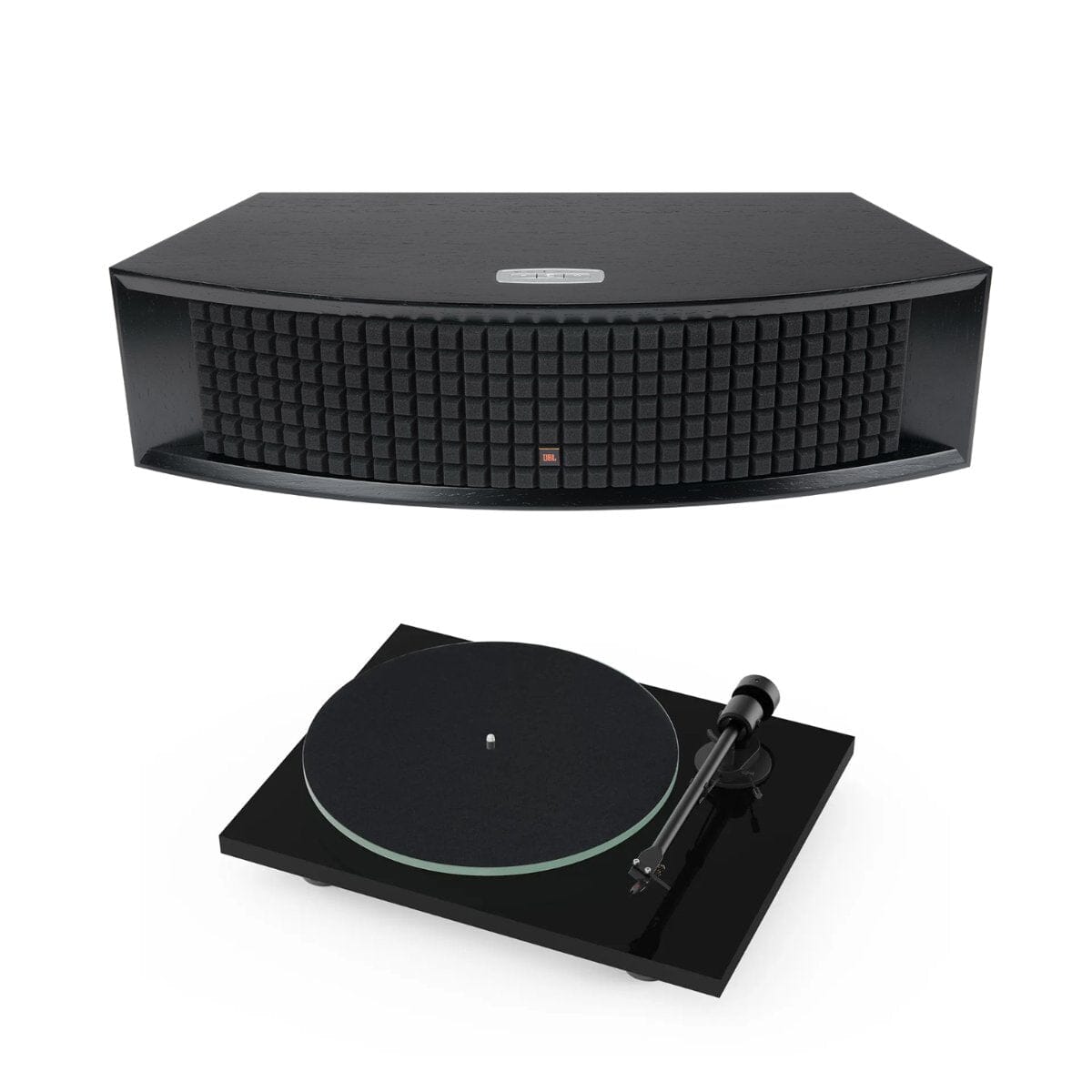 JBL L42 MS 200W Music System + Pro-Ject T1 EVO Phono Turntable Turntable Bundles Pro-Ject Black Black 