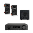 JBL MA310 + Stage 260W 2.1 6.5" In Wall Surround Sound System with 10" Subwoofer - K&B Audio