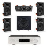JBL MA310 + Stage 260W 5.1 6.5" In Wall Surround Sound System with 10" Subwoofer - K&B Audio