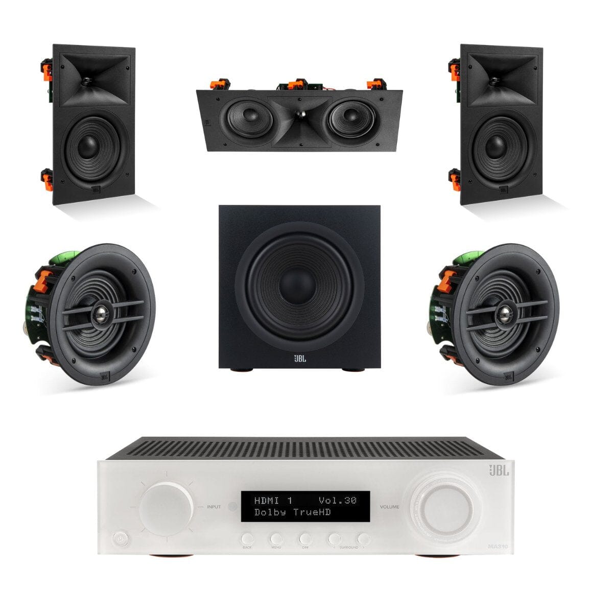 JBL MA310 Stage 260W In Ceiling/Wall Surround Sound