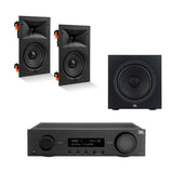 JBL MA310 + Stage 280W 2.1 8" In Wall Surround Sound System with 12" Subwoofer - K&B Audio