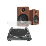 Kanto YU6 Active Bookshelf Speakers with Bluetooth + Audio-Technica LP60X Turntable - K&B Audio