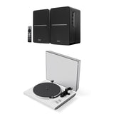 Kanto OBI3 Bluetooth Turntable + Edifier R1280DB Bookshelf Speakers - K&B Audio