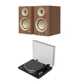 Kanto OBI3 Bluetooth Turntable + TUK G2 Bookshelf Speakers Turntable Bundles Edifier / Kanto Walnut Black 