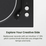 Kanto OBI3 Bluetooth Turntable + Edifier R1280DB Bookshelf Speakers - K&B Audio