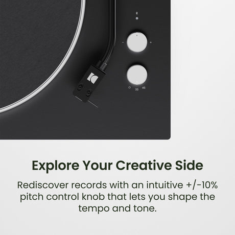Kanto OBI3 Bluetooth Turntable + Edifier R1280DB Bookshelf Speakers - K&B Audio