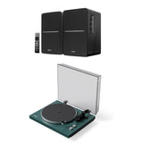 Kanto OBI3 Bluetooth Turntable + Edifier R1280DB Bookshelf Speakers - K&B Audio