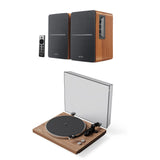 Kanto OBI3 Bluetooth Turntable + Edifier R1280DB Bookshelf Speakers - K&B Audio