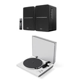 Kanto OBI3 Bluetooth Turntable + Edifier R1280DB Bookshelf Speakers - K&B Audio