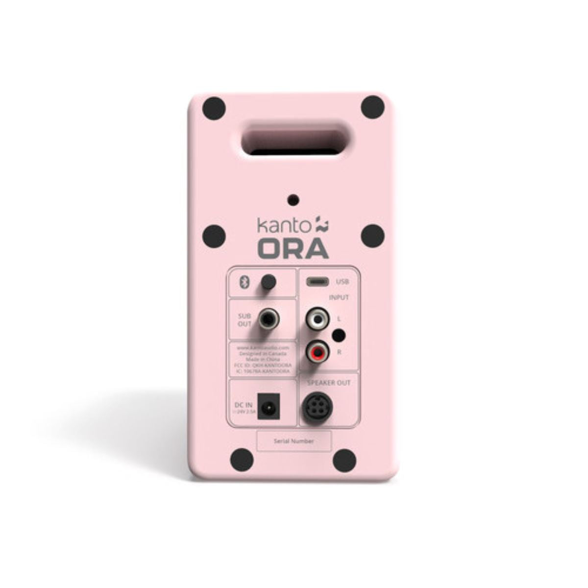 [OPEN BOX] Kanto ORA 100W Reference Active Desktop Speakers with Bluetooth - Pink - K&B Audio