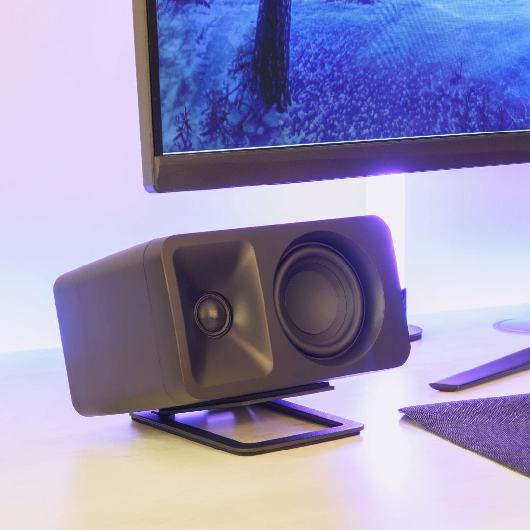 [OPEN BOX] Kanto ORA 100W Powered Reference Desktop Speakers with Bluetooth - K&B Audio