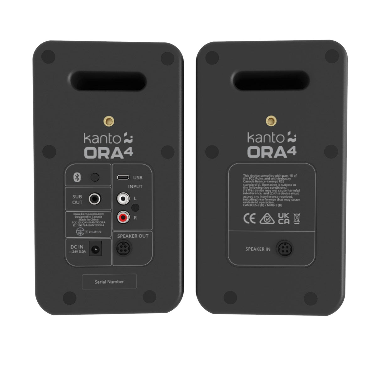 Kanto ORA4 140W Reference Active Desktop Speakers with Bluetooth - K&B Audio